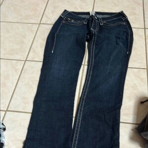 True Religion Blue Boot Cut Jeans Classic Style